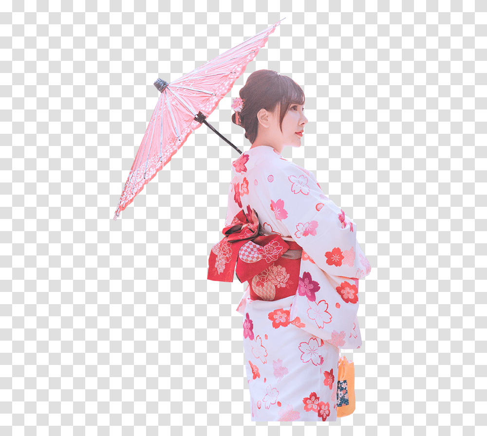 Cherry Blossom Download Kimono, Apparel, Person, Human Transparent Png