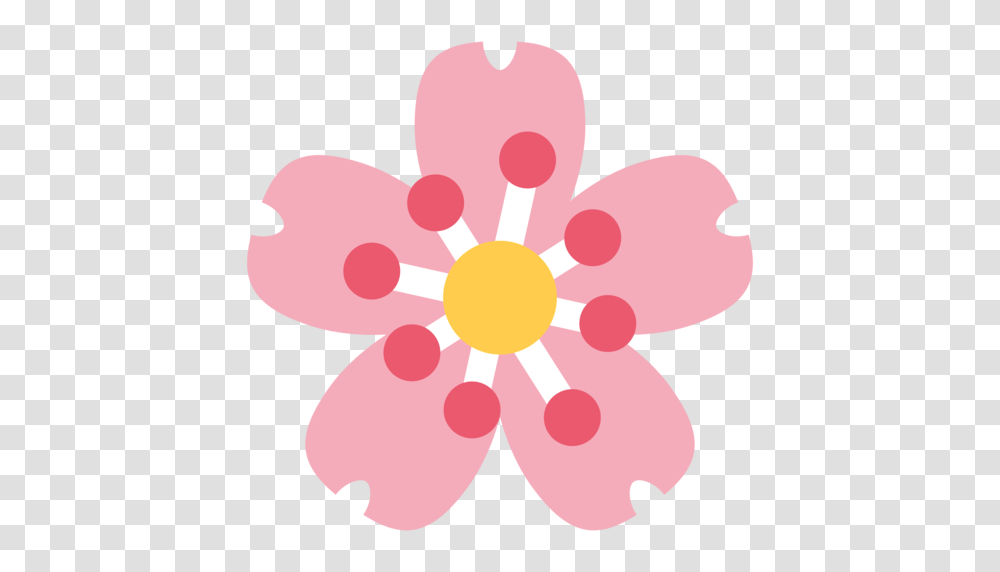 Cherry Blossom Emoji, Pattern, Floral Design Transparent Png