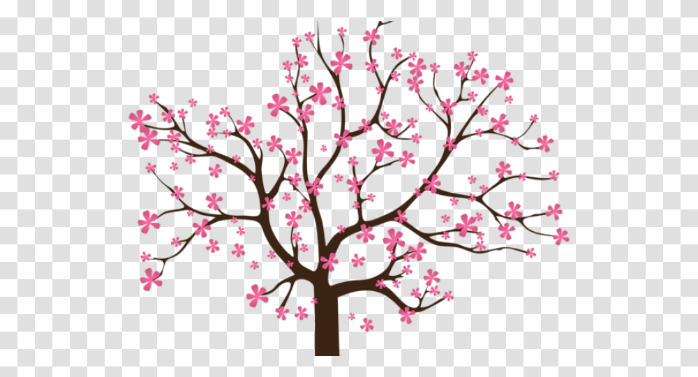 Cherry Blossom Emoji Spring Tree Clipart, Plant, Pattern, Flower Transparent Png