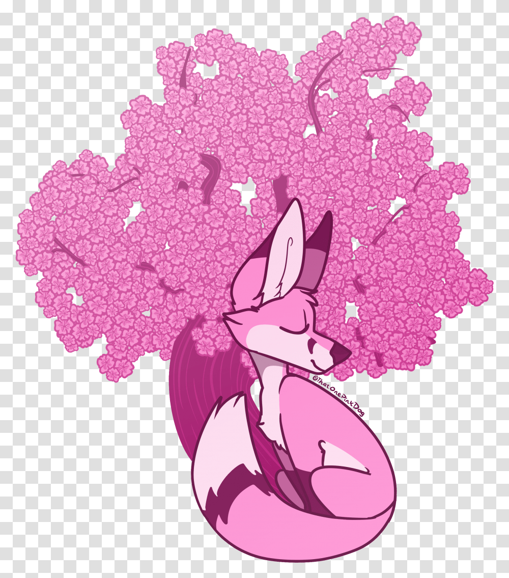 Cherry Blossom Fox Blossoms, Plant, Purple, Graphics, Art Transparent Png