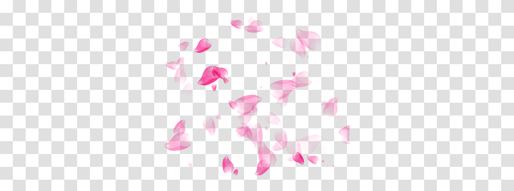 Cherry Blossom Gif Scattered Pink Rose Petals, Flower, Plant, Poster, Advertisement Transparent Png