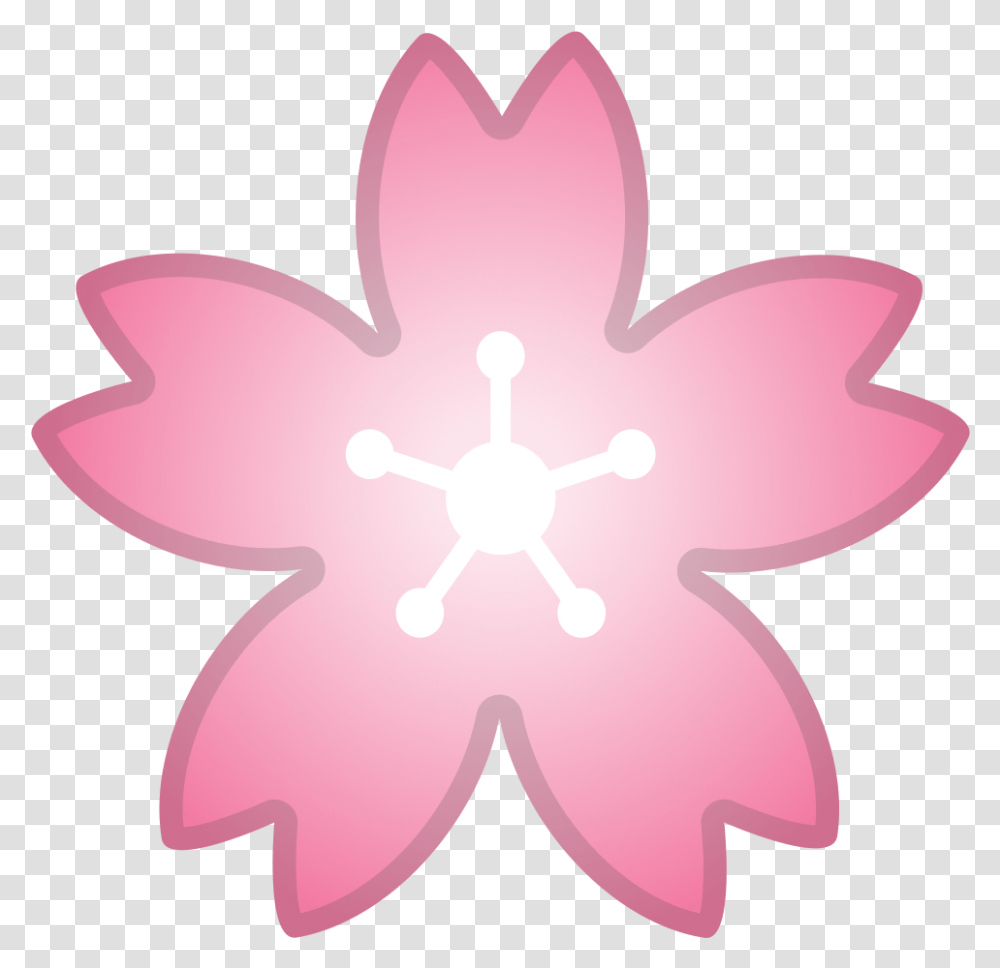 Cherry Blossom Icon Cherry Blossom Icon, Plant, Star Symbol, Cross, Dahlia Transparent Png