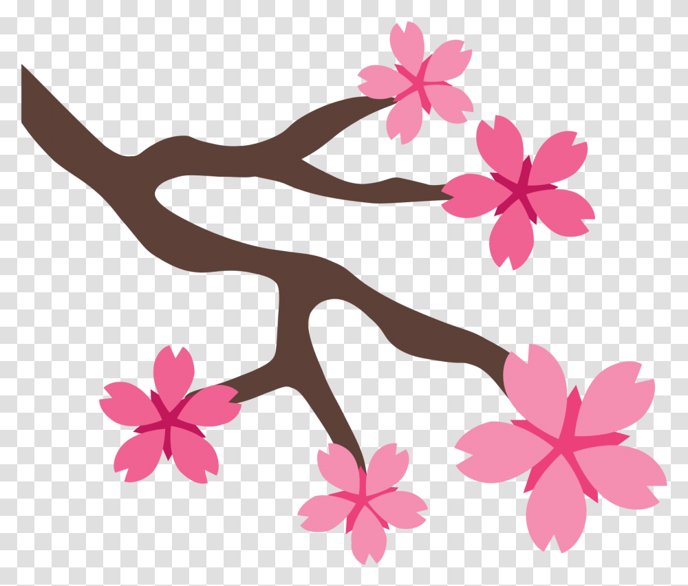 Cherry Blossom Icon, Plant, Flower, Petal, Maroon Transparent Png