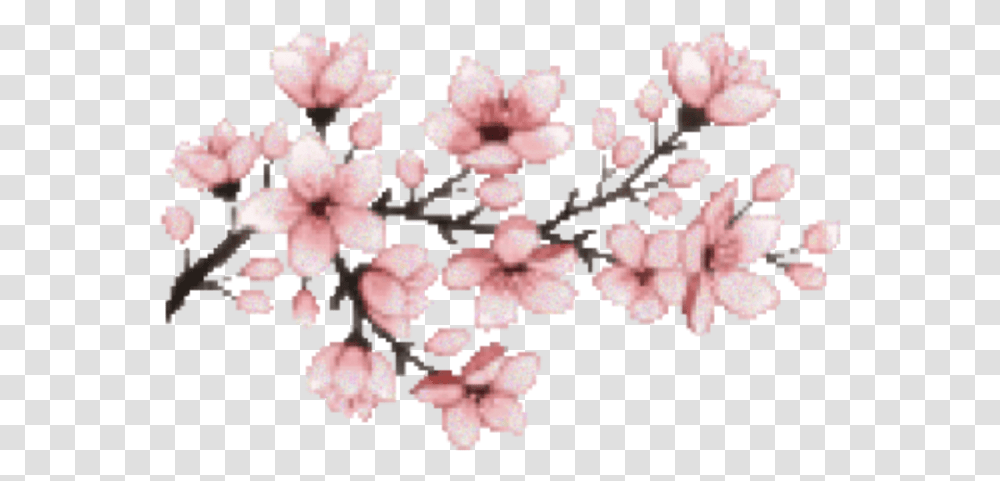 Cherry Blossom Pixel Art, Plant, Flower, Chandelier, Lamp Transparent Png