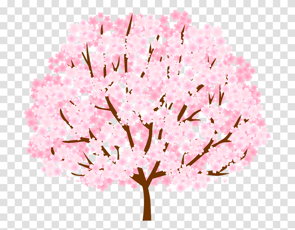 Cherry Blossom, Plant, Flower, Chandelier, Lamp Transparent Png