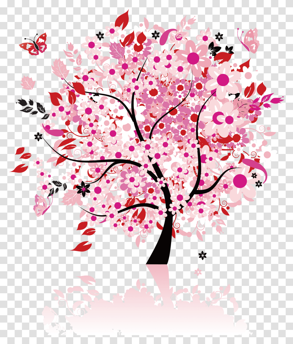 Cherry Blossom Poster Japanese Cherry Blossom Tree Japanese Cherry Blossom Tree, Graphics, Art, Floral Design, Pattern Transparent Png