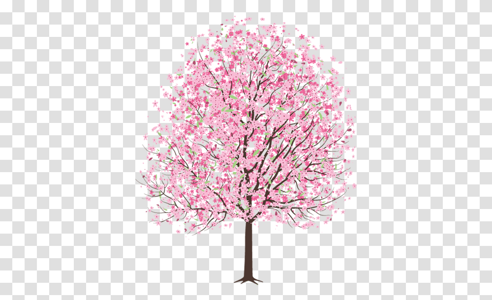 Cherry Blossom Tree Hd Cherry Blossom Tree Drawing, Plant, Flower, Petal, Rug Transparent Png
