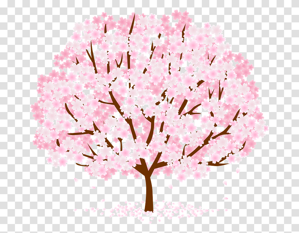 Cherry Blossoms Clipart Girly, Plant, Flower, Chandelier, Lamp Transparent Png