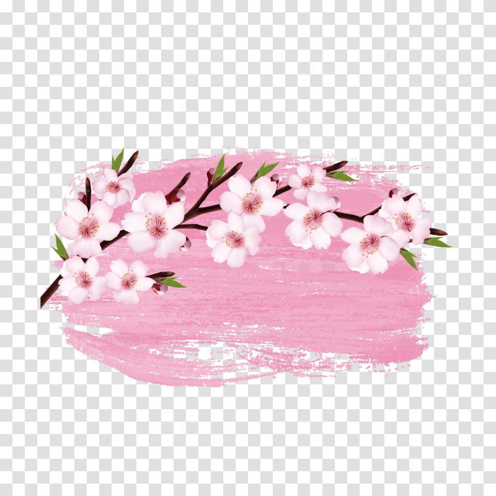 Cherry Blossoms Flower Watercolor Cherry Blossom, Plant, Petal, Birthday Cake, Dessert Transparent Png