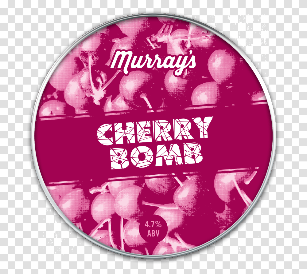 Cherry Bomb Honey Rogue Cherry Bomb Decal Circle, Poster, Advertisement, Flyer, Paper Transparent Png