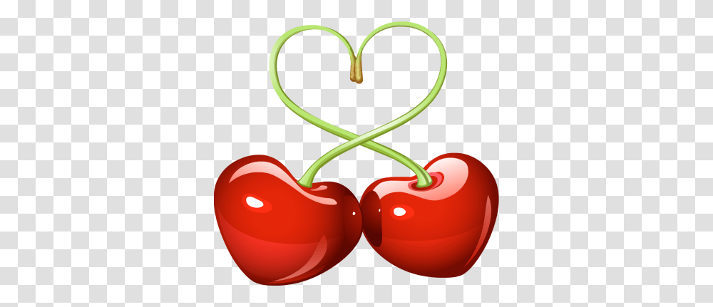 Cherry Clip Art Two Hearts Free Clipart Images Image, Plant, Fruit, Food Transparent Png