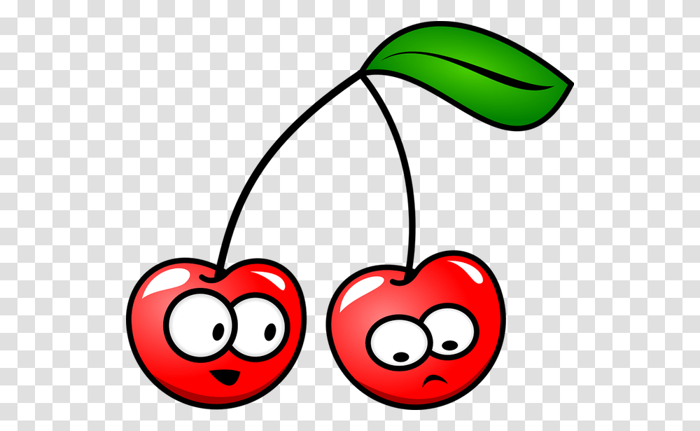 Cherry Clipart Chery Cartoon Cherries With Faces, Plant, Fruit, Food Transparent Png