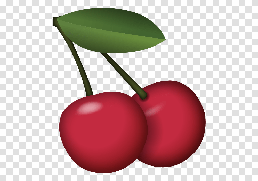 Cherry Emoji Cherry Emoji, Plant, Fruit, Food, Lamp Transparent Png