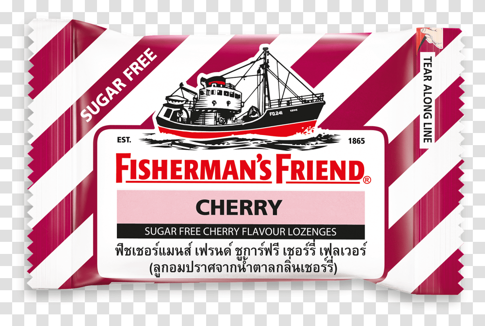 Cherry Fisherman Friend Spearmint, Advertisement, Poster, Flyer, Paper Transparent Png