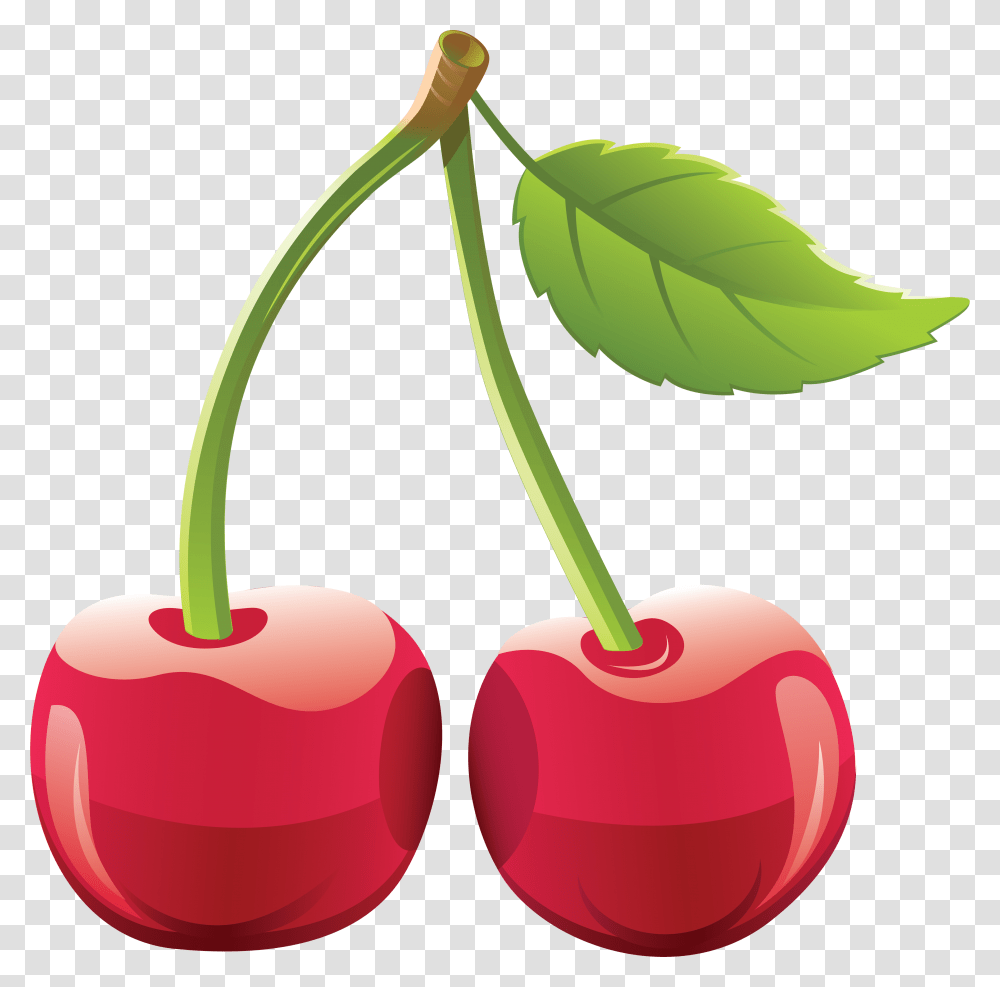 Cherry, Fruit, Plant, Food, Leaf Transparent Png