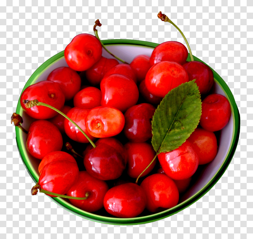 Cherry In Bowl Image, Fruit, Plant, Food Transparent Png