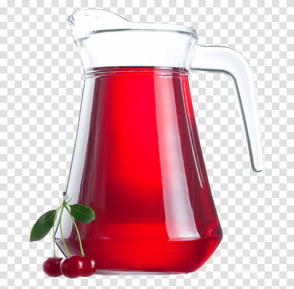 Cherry Juice, Jug, Shaker, Bottle Transparent Png