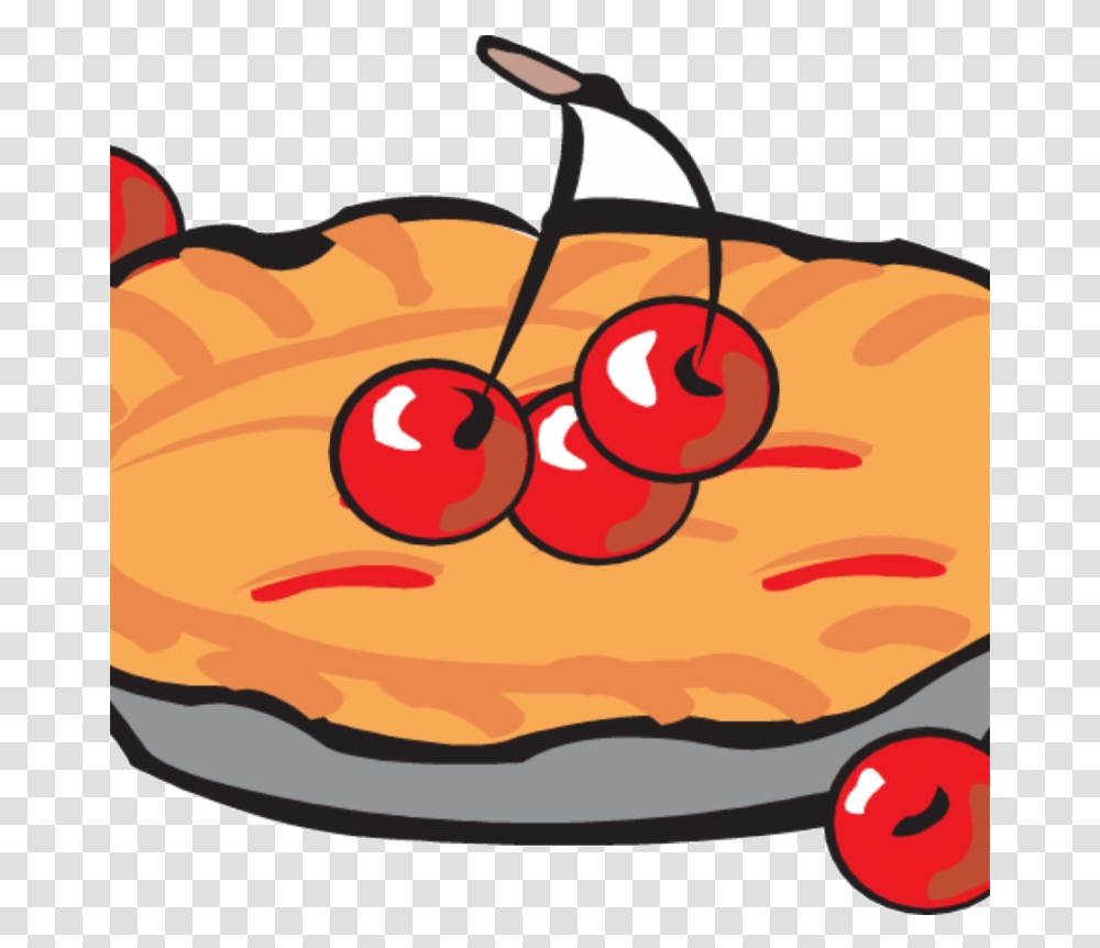 Cherry Pie Clip Art Clipart Apple Cherry Pie Clip Art, Plant, Food, Fruit, Cake Transparent Png