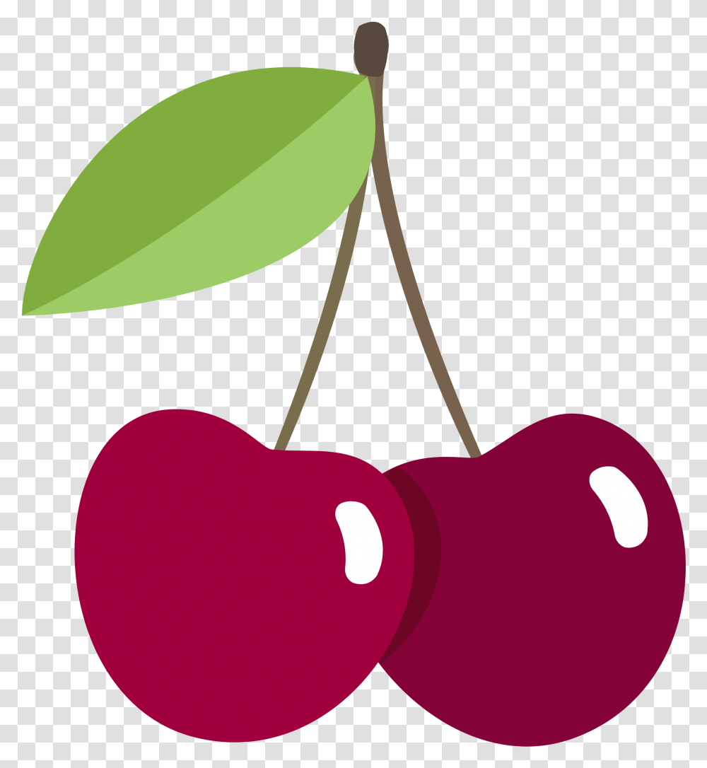 Cherry Symbol Cherry, Plant, Fruit, Food Transparent Png