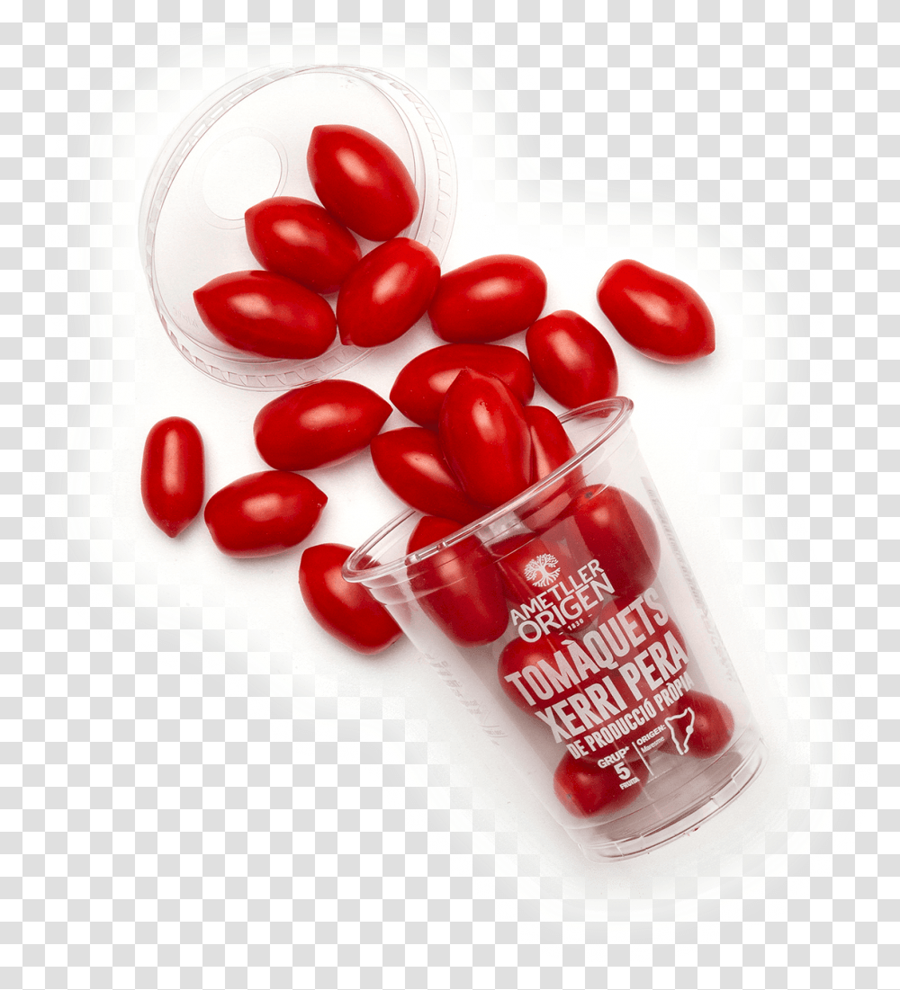 Cherry Tomato Download Cherry Tomato, Ketchup, Food, Plant, Sweets Transparent Png