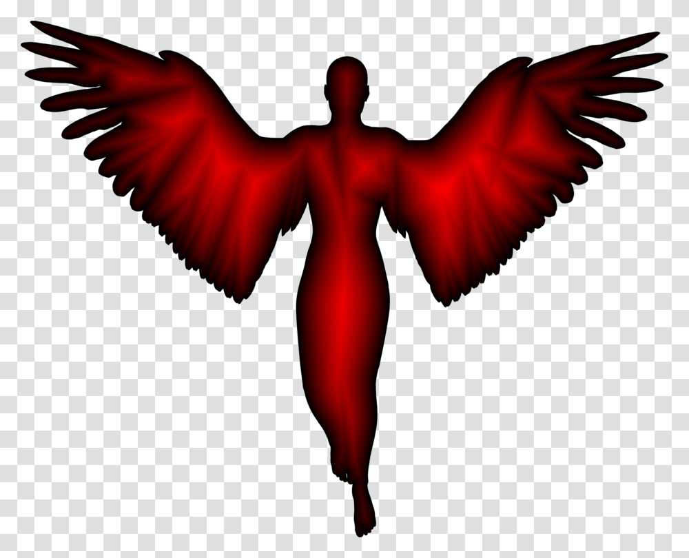 Cherub Angel Silhouette God Supernatural, Person Transparent Png