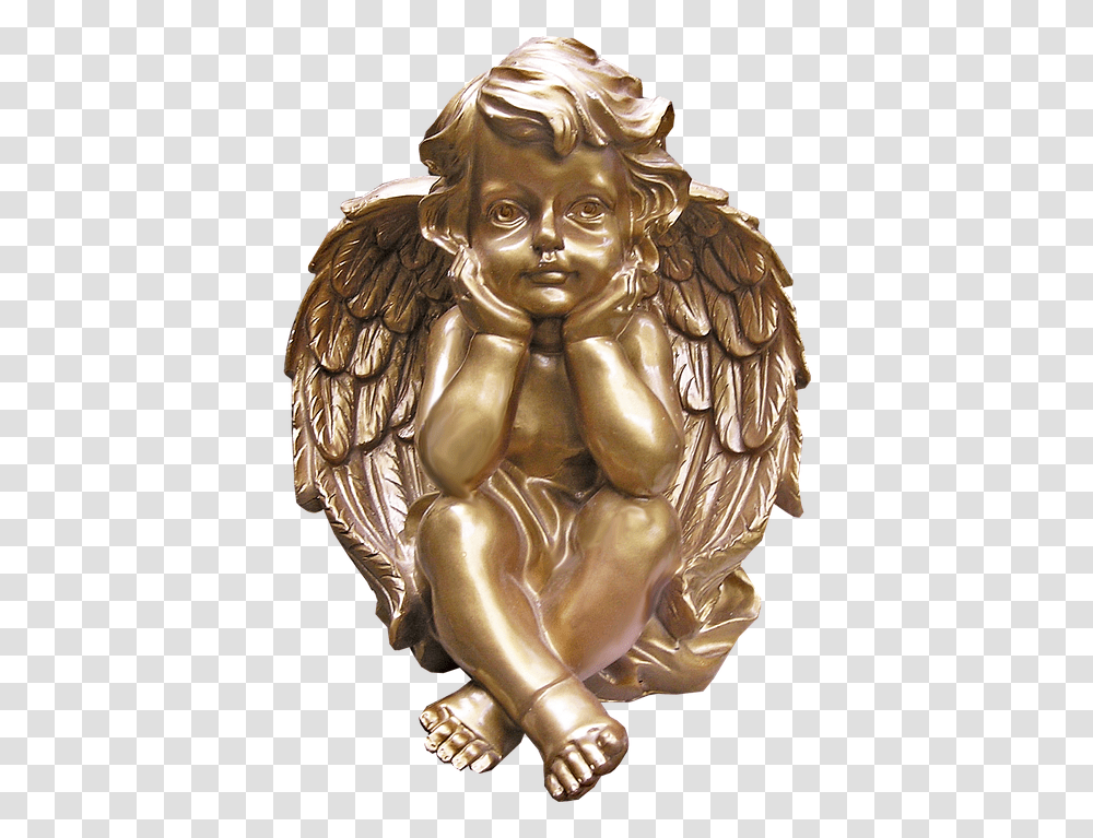 Cherub Images Free Download Clip Art Golden Cherub, Angel, Archangel, Sculpture, Bronze Transparent Png