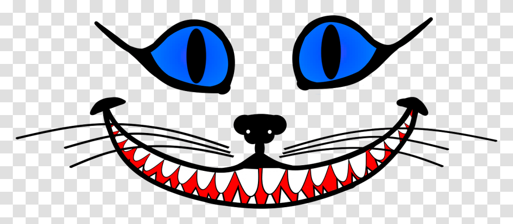 Cheshire Cat Cat Cat's Eye Alice In Wonderland Ojos De Gato, Teeth, Mouth, Lip, Jaw Transparent Png