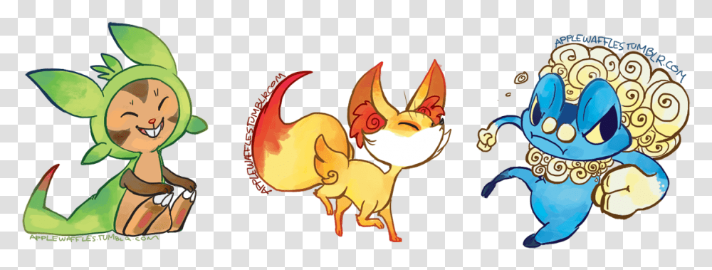 Chespin Fennekin Froakie, Dragon, Fire, Flame, Animal Transparent Png