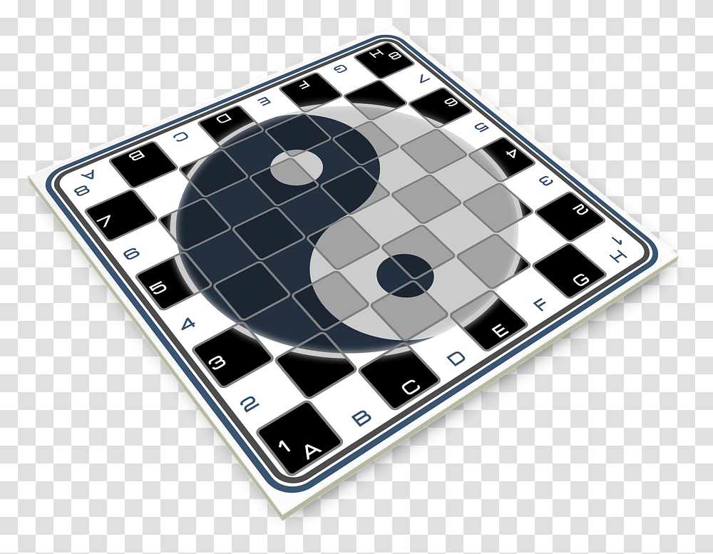Chess Board Game Of Table Logo Yin Yang Iphone, Mobile Phone, Computer Keyboard, Plan, Plot Transparent Png