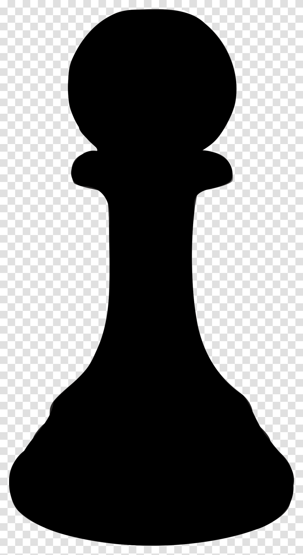Chess Pawn Black Silhouette Piece Image, Person, Leisure Activities, Face, Bottle Transparent Png