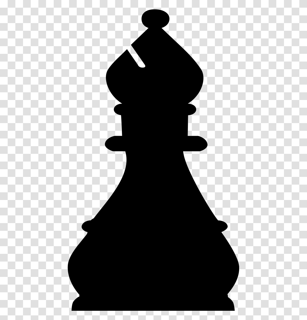 Chess Piece Bishop Queen King King Chess Piece Icon, Silhouette, Person, Human, Photography Transparent Png