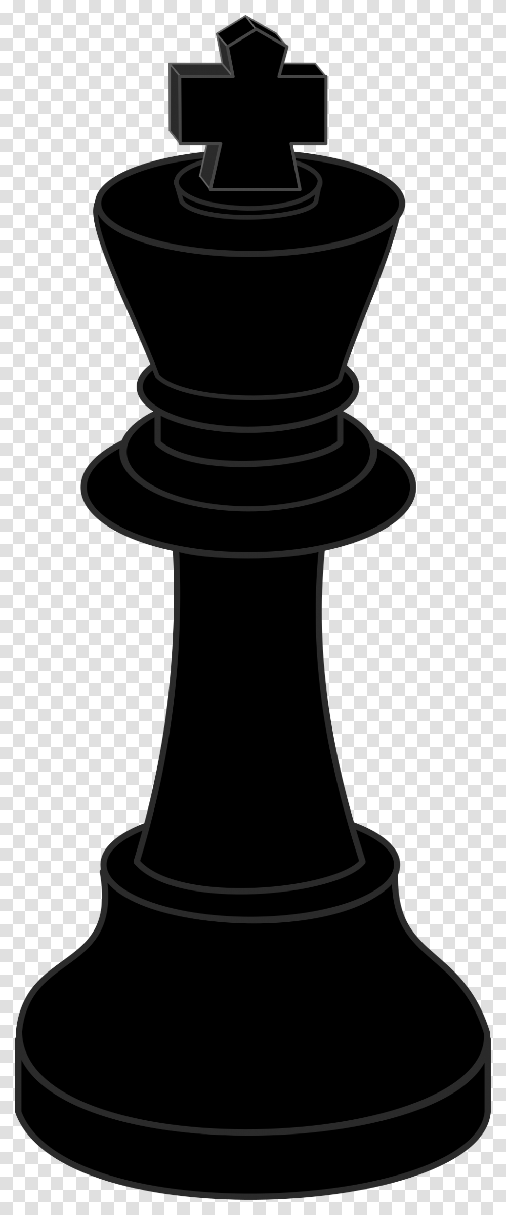 Chess Piece Black King King Chess Piece, Lamp Transparent Png