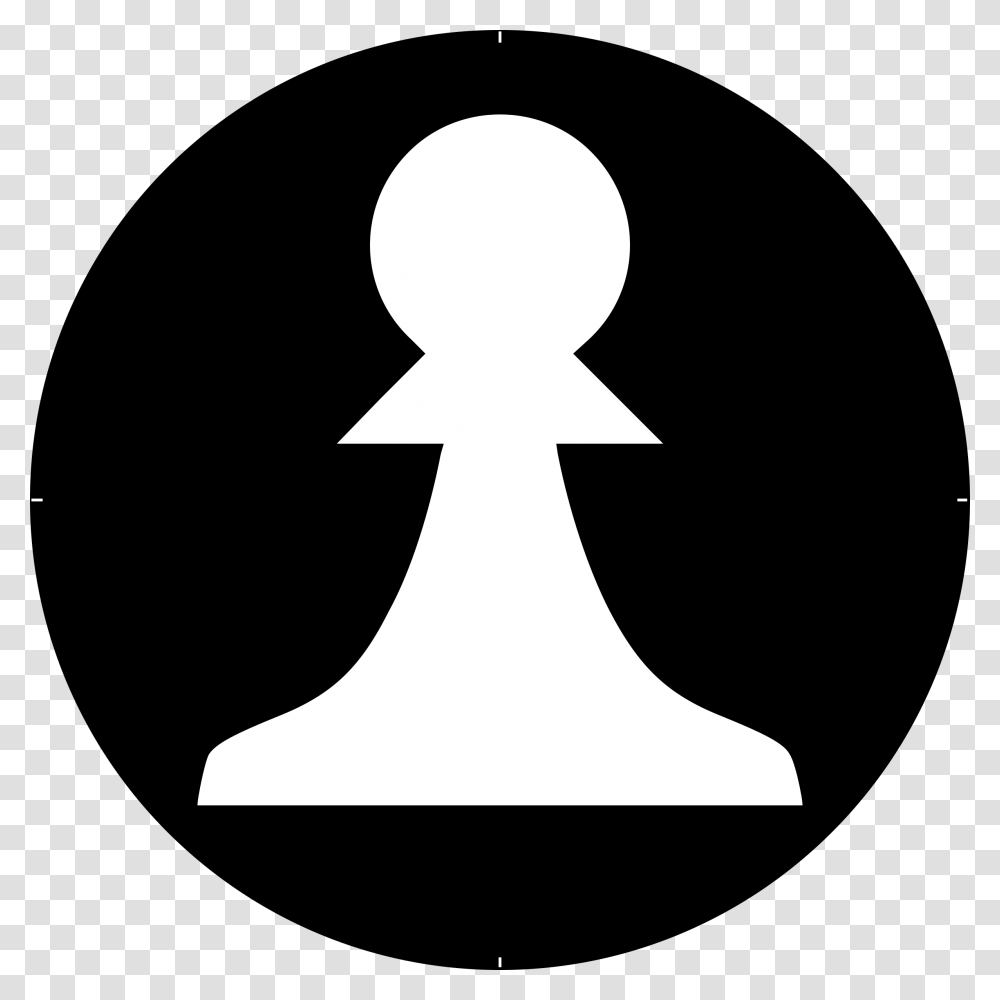 Chess Piece Icon White, Silhouette, Logo, Trademark Transparent Png