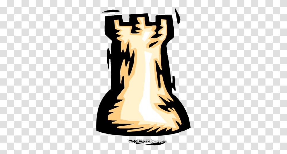 Chess Piece Rook Royalty Free Vector Clip Art Illustration, Poster, Advertisement, Fire, Flame Transparent Png