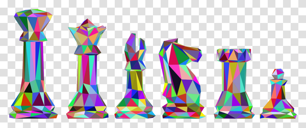 Chess Piece Strategy Game Bishop Chess Pieces Clipart Colorful, Sculpture, Pattern, Drawing Transparent Png