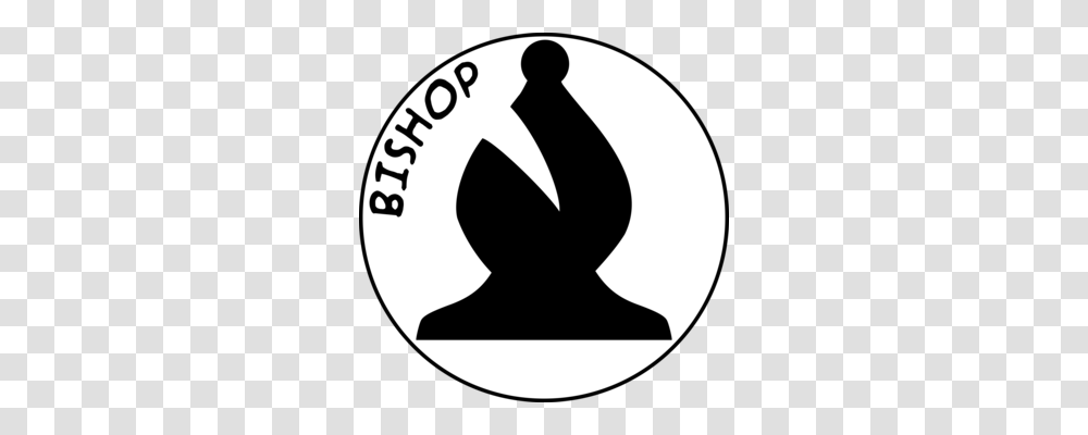 Chess Piece Strategy Game Bishop, Hand, Stencil Transparent Png