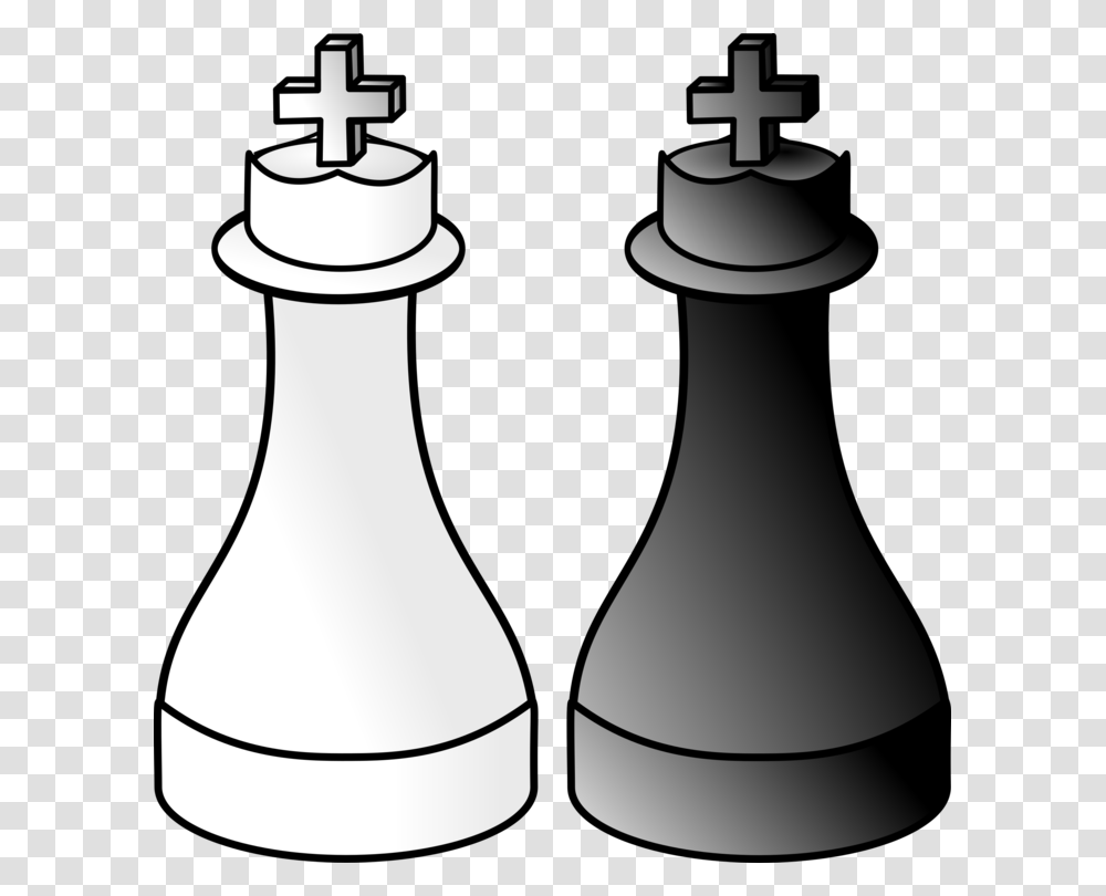 Chess Piece Xiangqi King White And Black In Chess, Lamp, Game, Bottle, Cylinder Transparent Png
