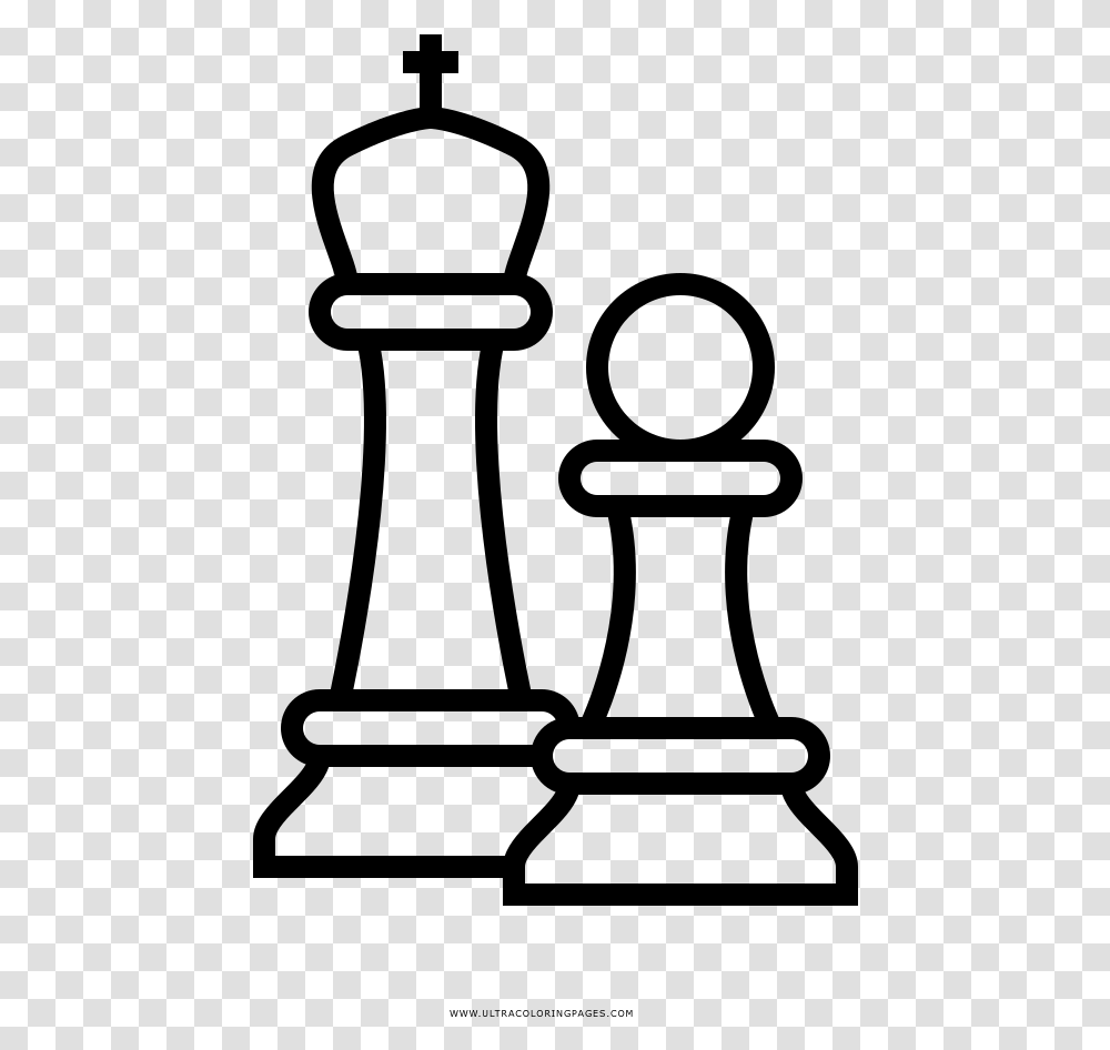 Chess Pieces Coloring, Gray, World Of Warcraft Transparent Png