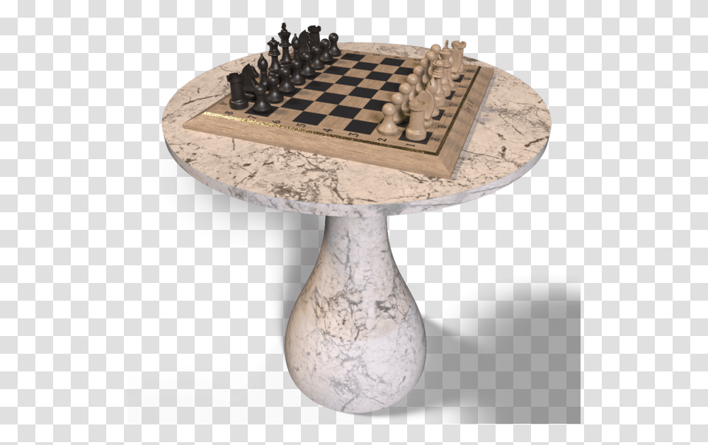 Chess Set Black And White Linoleum, Furniture, Game, Table, Cushion Transparent Png