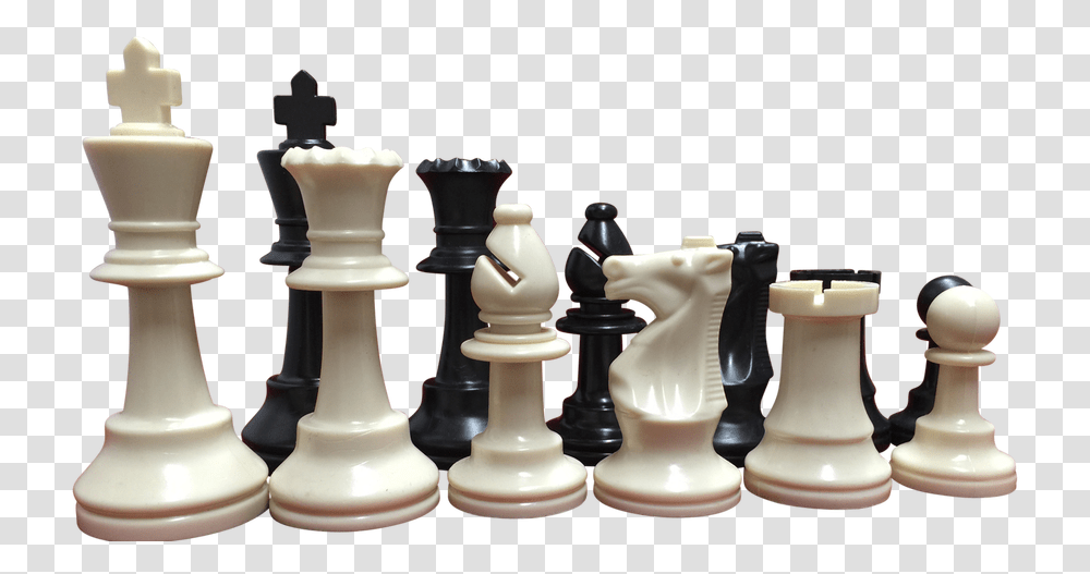 Chess Set Triple Weighted Pieces 2 Extra Queens & Green Folding Board Chess Set, Game Transparent Png