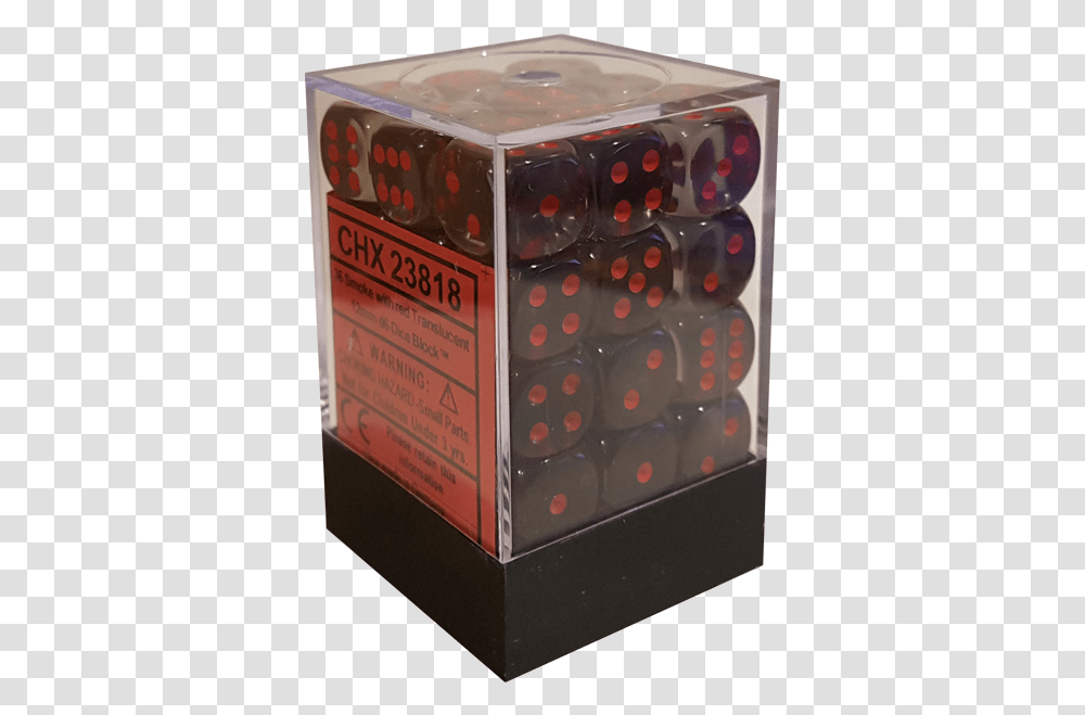 Chessex Smoke Translucent 12mm D6 Box, Dice, Game Transparent Png