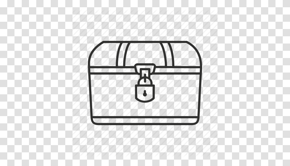 Chest Deposit Box Locked Chest Money Chest Safe Treasure, Briefcase, Bag, Rug Transparent Png
