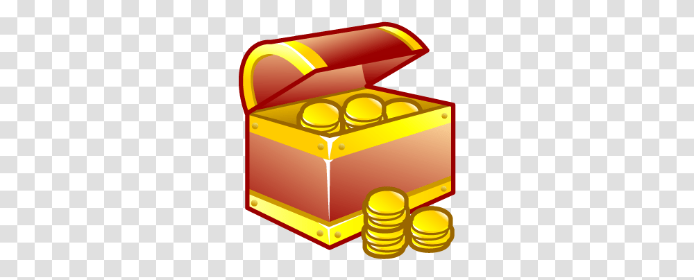 Chest Gold Treasure Icon Treasure Icon, Box Transparent Png