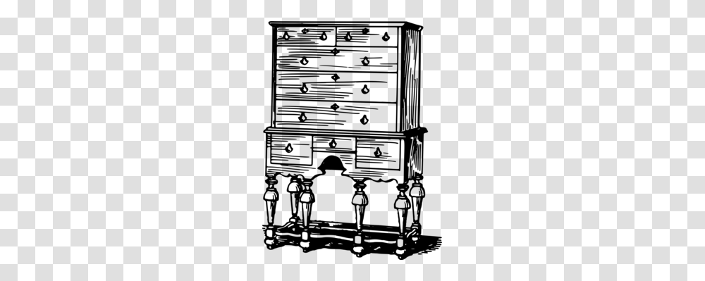 Chest Of Drawers Furniture Commode, Gray, World Of Warcraft Transparent Png