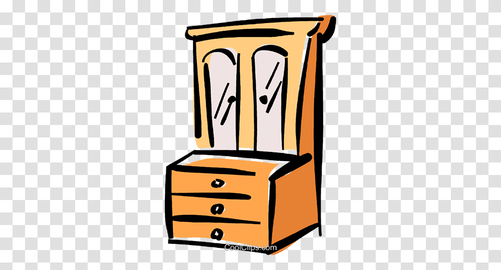 Chest Of Drawers Royalty Free Vector Clip Art Illustration, Furniture, Number Transparent Png
