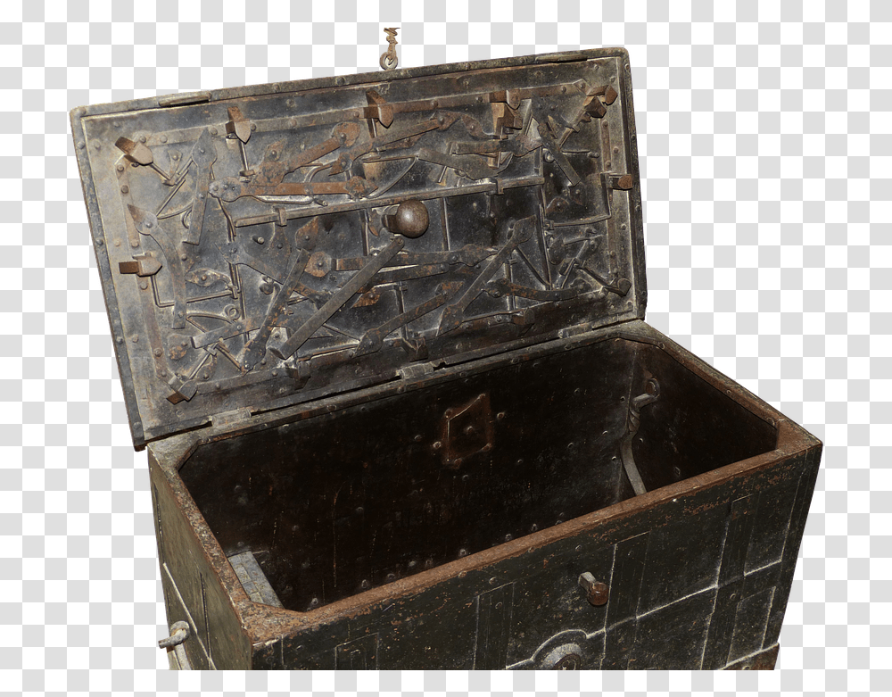 Chest Treasure Chest Middle Ages Historically Middle Ages Chest, Box, Furniture Transparent Png