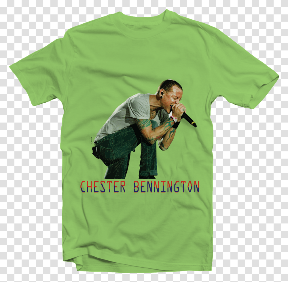 Chester Bennington T Shirt Slayer Funny T Shirt, Apparel, T-Shirt, Person Transparent Png