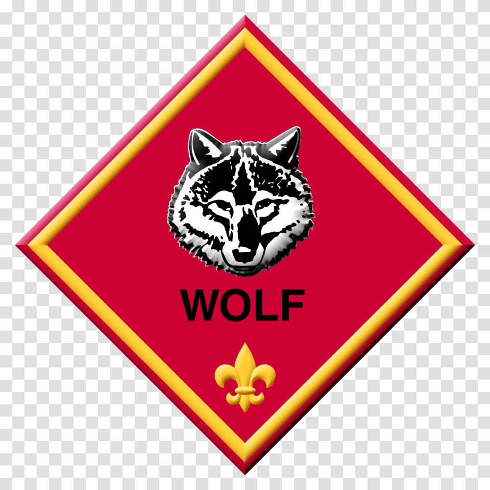 Chester County Council Boy Scout Handbook Cub Scout High Resolution Cub Scout Wolf Logo, Sign, Road Sign, Cat Transparent Png