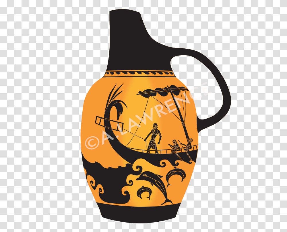 Chester River Press Greek Vase Drawings From Iliad And Odyssey, Jar, Jug, Person, Human Transparent Png