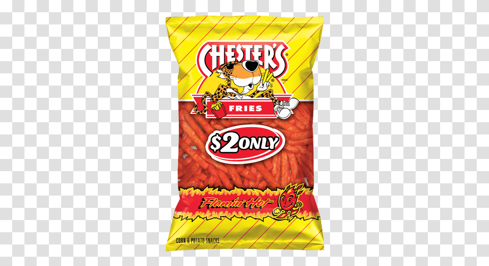 Chester S Hot Fries Chesters Hot Fries, Food, Plant, Candy, Sliced Transparent Png
